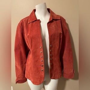 Christopher & Banks 💯 Leather Washable Suede Size:L